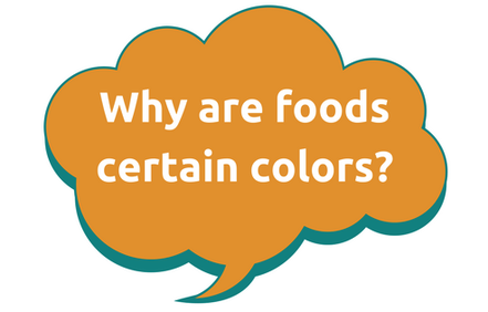 Why are foods certain colors?